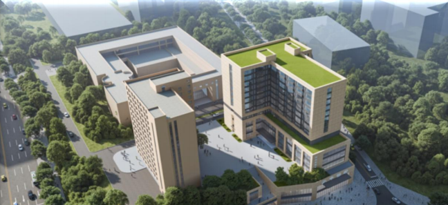重庆医科大学附属医院项目是恩贝斯聚氨酯门窗在医疗建筑领域的重要应用。医疗建筑对门窗系统的保温隔热、密封防水及结构强度均有较高要求，项目采用的EBS73及SS88系列产品配合带状窗与连拼幕墙窗设计，充分满足了医疗教学空间对采光、节能与结构稳定性的综合需求。该项目的实施，为恩贝斯聚氨酯门窗在医疗建筑领域的推广应用积累了实践经验。